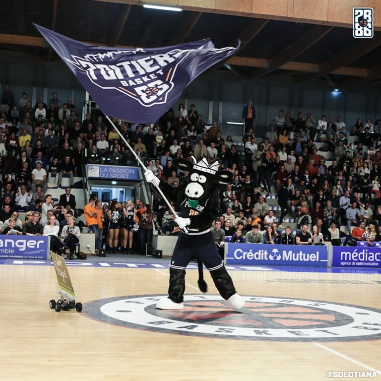 Mascotte du Poitiers Basket 86
